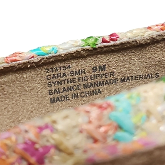 Joie Cara Colorful raffia espadrilles Woven Platform Sz9 Boho Coastal Cool Beach - Picture 7 of 8